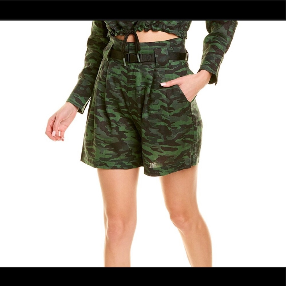 Solid & Striped‎ The Talia Linen Short Dark Camo size large